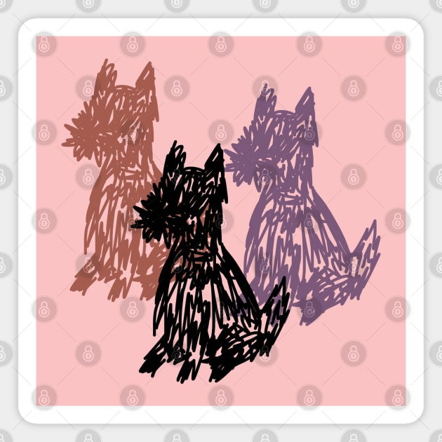 Scottish Terriers Magnet by Bellewood222